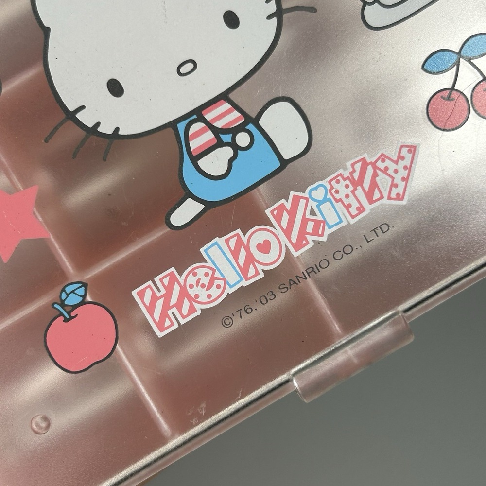 Sanrio Hello Kitty Vivitix Accessory Box Jewelry Storage Case Vintage 2003 5" - Picture 2 of 5